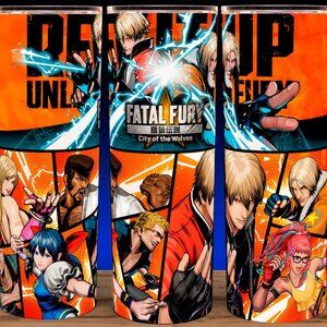 Fatal Fury City of Wolves Gaming Cup Mug Tumbler 20oz